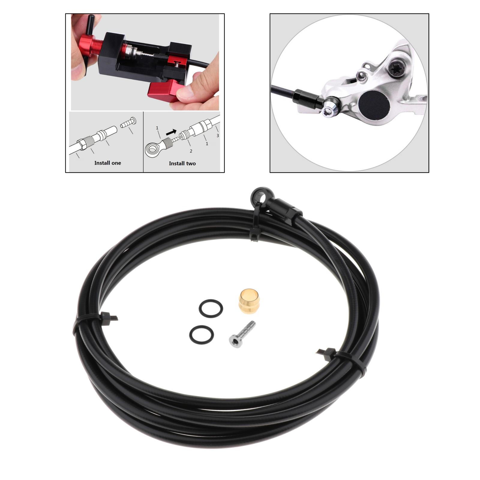 2000mm Bicycle Hydraulic Disc Brake Hose Kit for BH90 System Oliver Inserts Bike Brake Repair Component Accessory