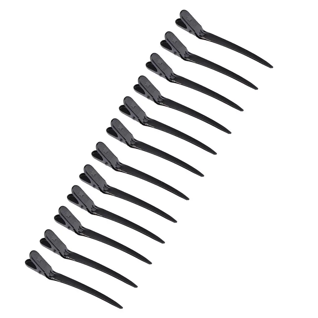 12 Pieces Hair Clip Hair Clip Combi-clip Hair-clips Compartment Clips Hair-clips Combi Made of Plastic