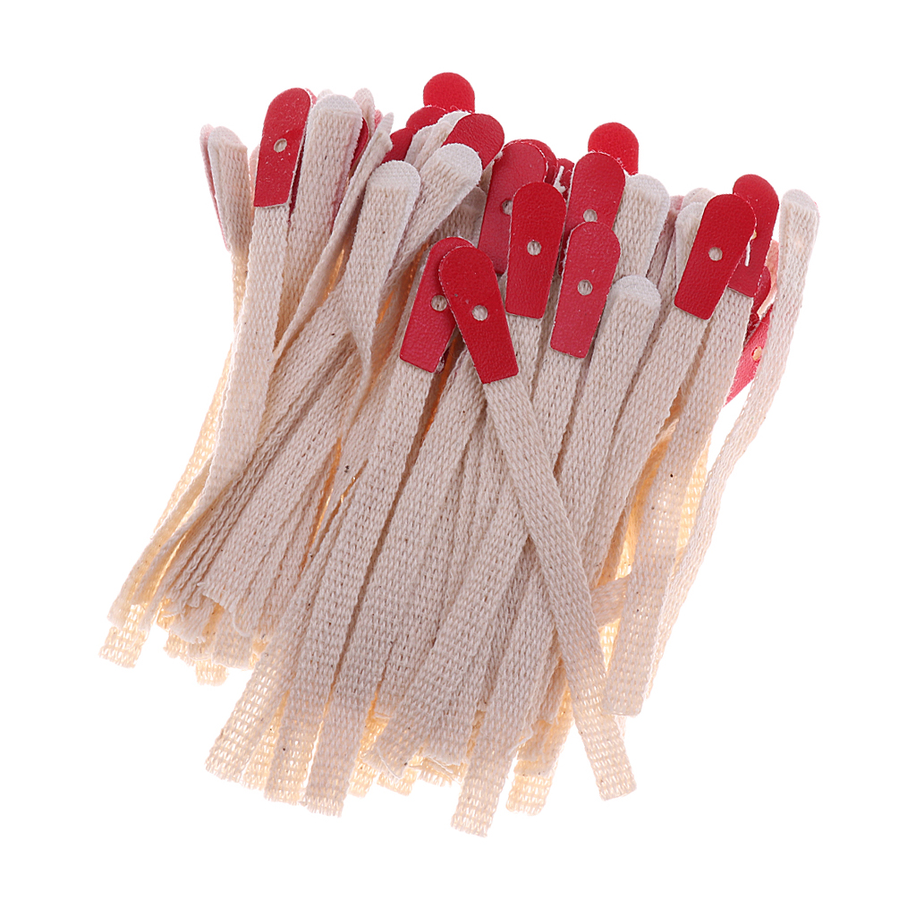 1 Pack Piano Braid Bridle Straps Piano Tuning Tool for Pianist DIY Kits Red Beige