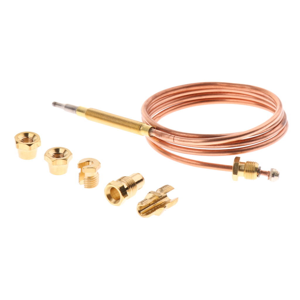 90cm Thermocouple Replacement Set For Gas Furnaces Boilers Water Heaters;