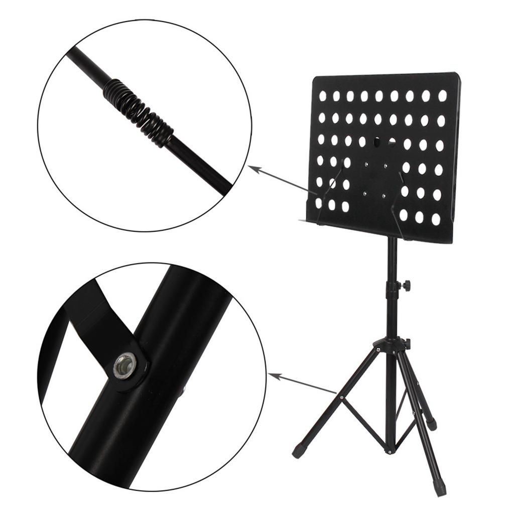 Music Stand Portable Professional Sheet with Clip Holder + Carrying Bag