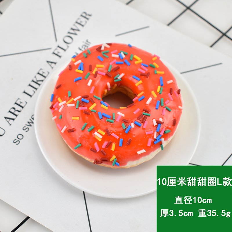 10 cm große, simulierte Donuts, Brot, Stressabbau, künstliches Brot, Kuchen, Heimdekoration, Hochzeitsdekoration, Fotografie-Requisiten, 1 Stück – Detail 16