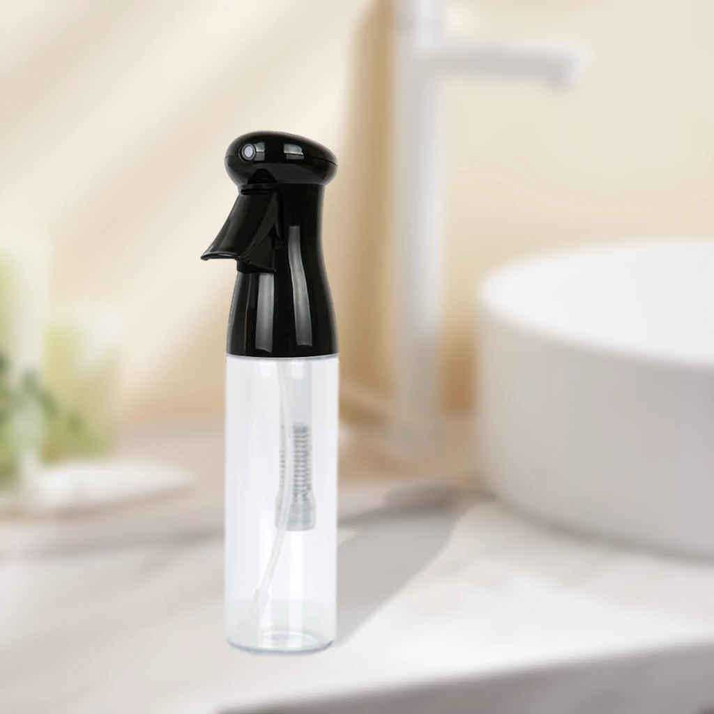 250ml Refillable Fine Mist Spray Bottle Continues Sprayer for Salon Beauty Spray Bottle Plant Cleaning Solution Hair Styling