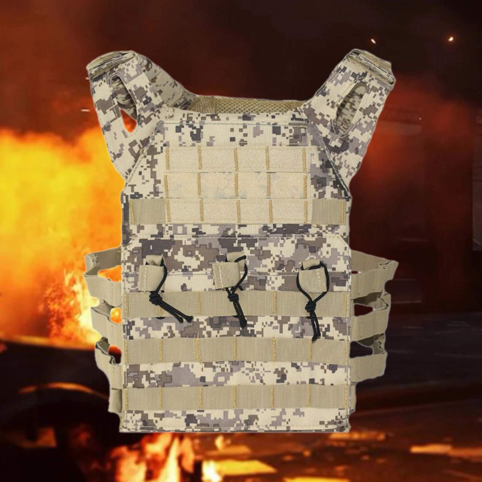 Vest Tactical Plate Carrier Assault Combat Gear Jacket for Mens Hunting
