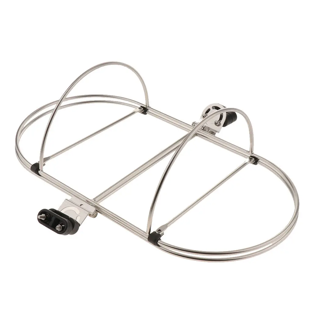 Marine Solid 304 Stainless Steel Double Fender Holder / Hanger /Basket