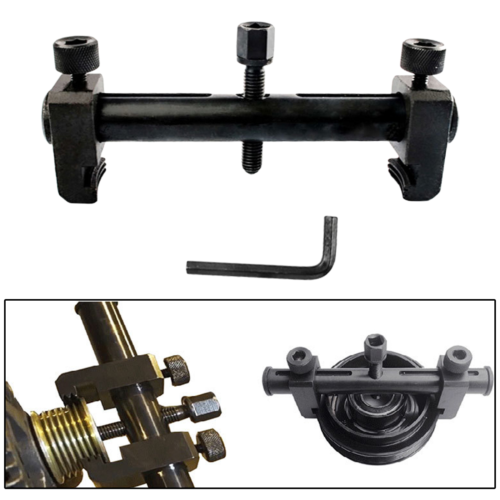 Two Jaw Bearing Gear Puller Remover Hand Tool Removal Accessories Black