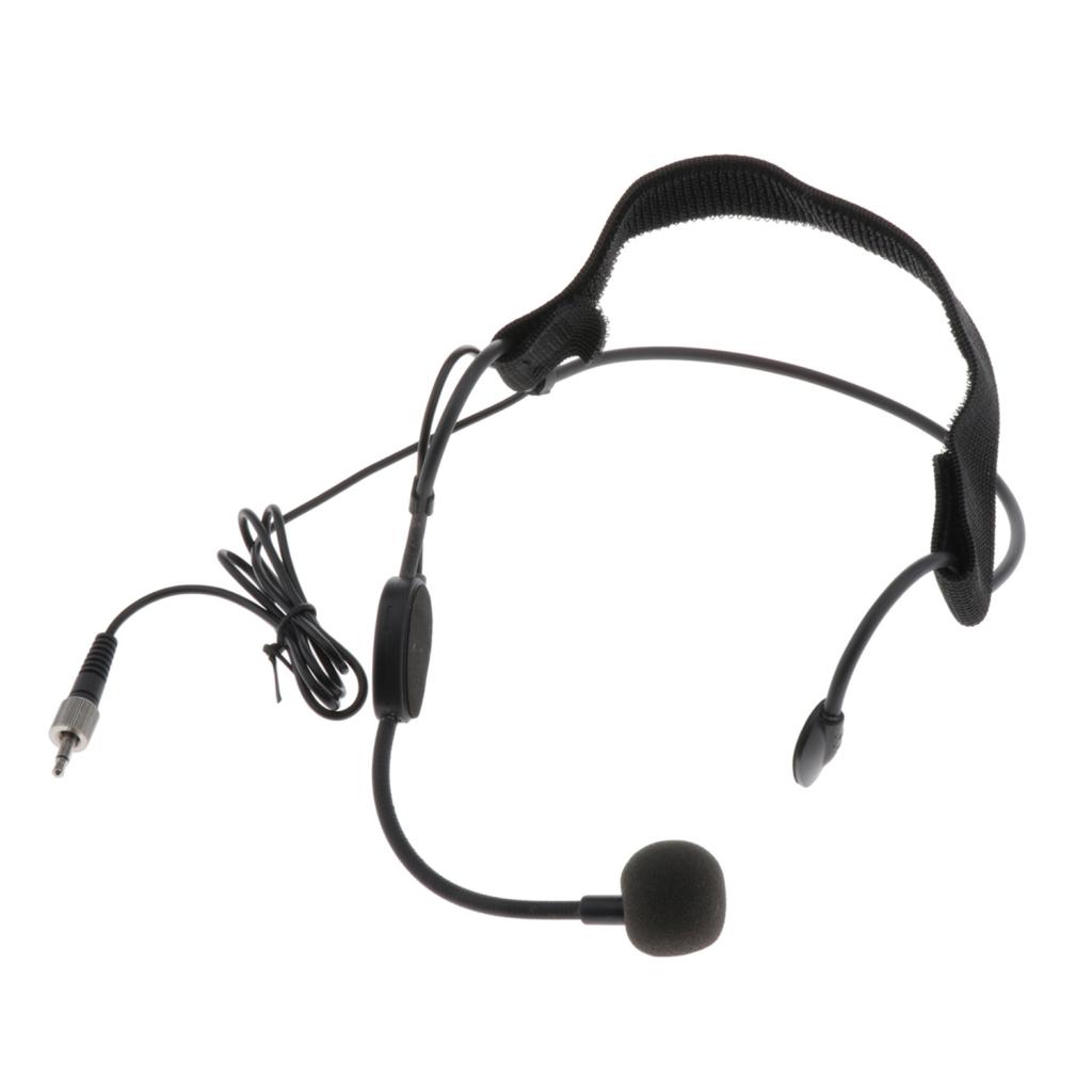 1pc Headset Head Microphone Wireless MIC XLR 4pin/3pin Mini 3.5mm Plug