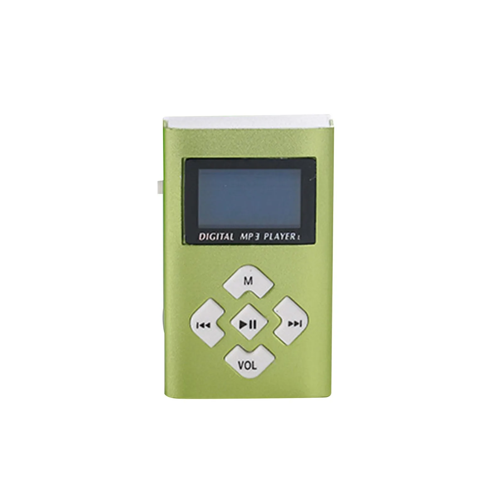 Portable MP3 Music Player Retro Digital 1.2 Inch Monochrome Screen Mini MP3 Players Supports TF Card Sport Walkman For Child