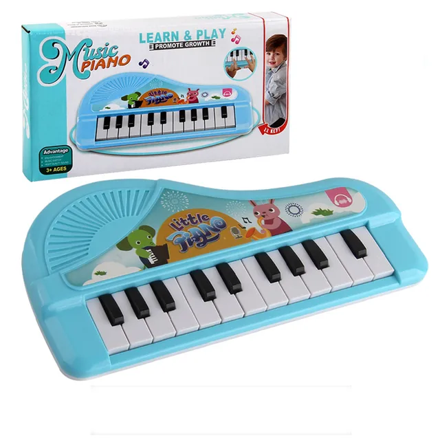 Luggi Instrumentos Musicais - Afinados com você! - Piano Infantil Elétrico  Turbinho E-piano 22 Teclas Branco