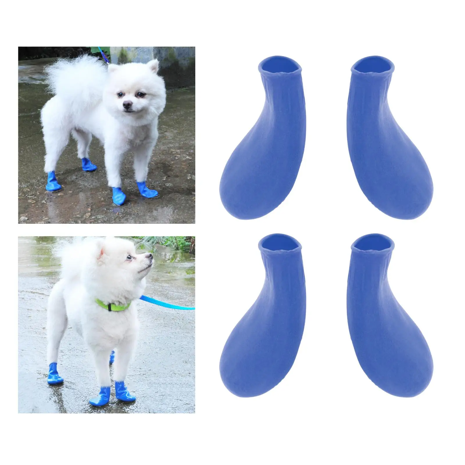 Dog Rain Boots Anti-slip Waterproof Snow Shoes Paw Protector Outdoor Booties