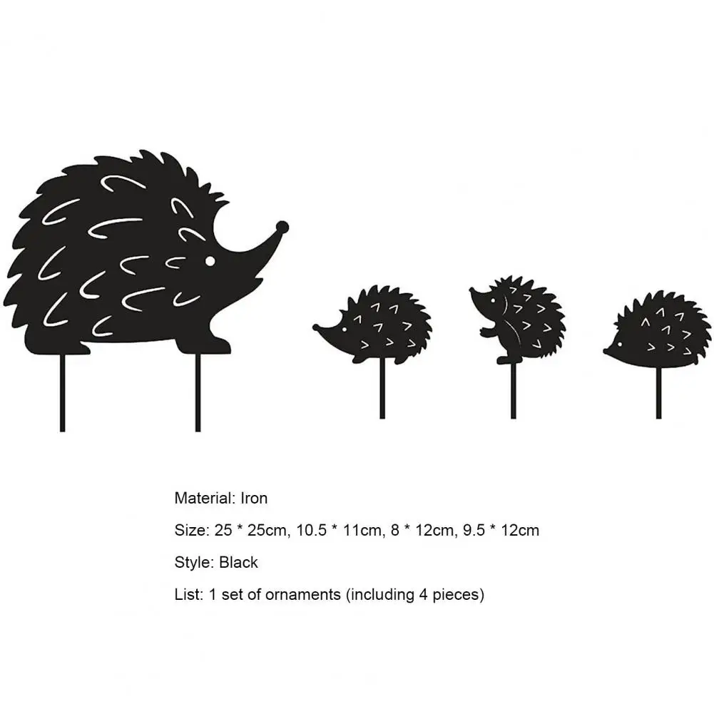 Hedgehog Flatbacks Set of 5