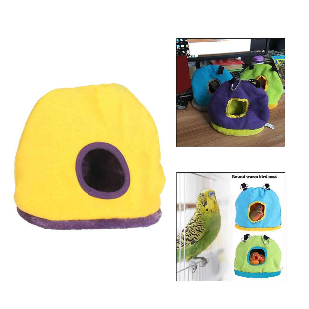 Winter Warm Birds Parrot Nest Shed Cave Cage ing Sleeping Bed Hideaway Toys for Parakeet Cockatiel Conure