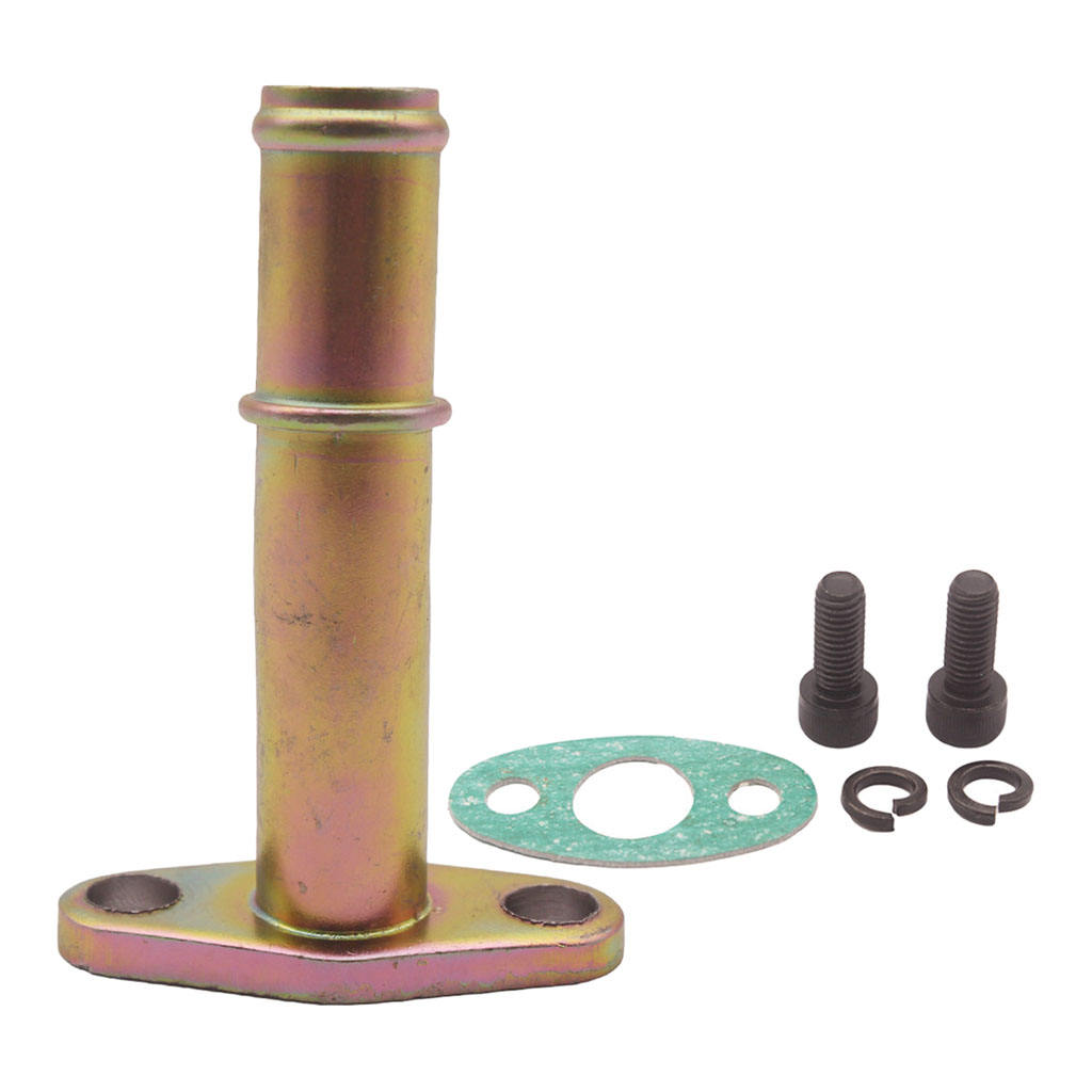 Turbo Oil Drain Flange Pipe For Barb Ball Bearing GT25R GT30R GT35 w/ M8