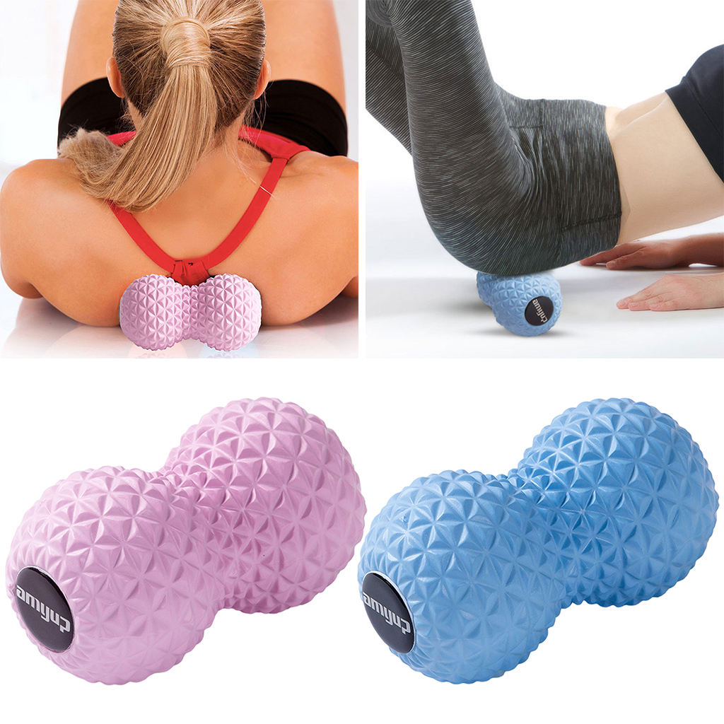 EVA Peanut Massage Ball Double Lacrosse Massage Ball Mobility Ball for Deep Tissue Massage Tool for Back Hand Foot