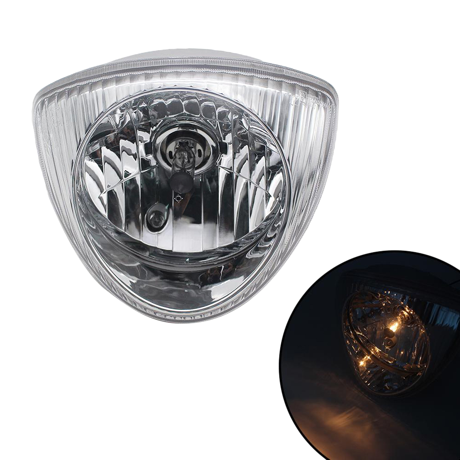 Motorcycle Front Headlight Bulbs Fits for Vespa Fly FLY 50 2T Liberty 50 125