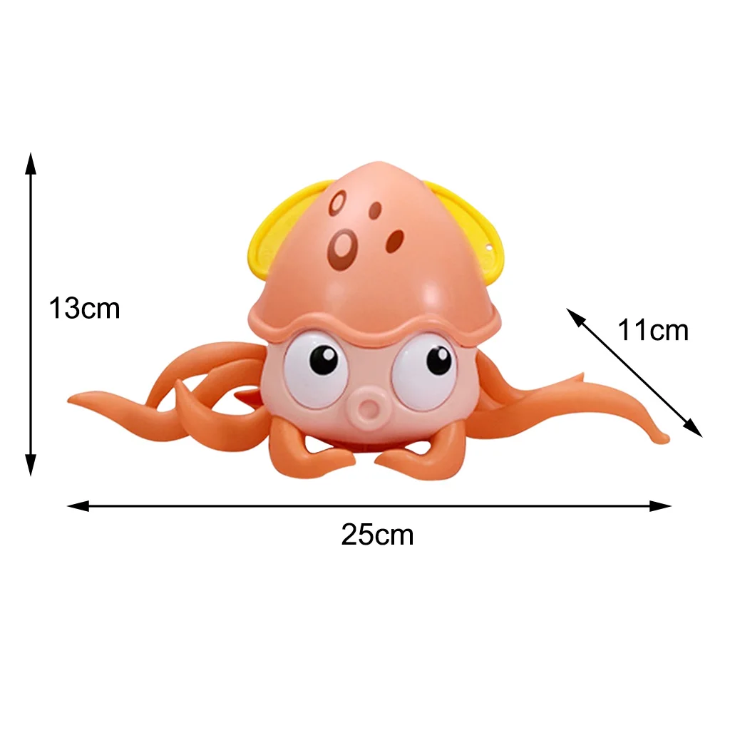 Swimming Wind-up Toy Crawling Octopus Dabbling Bathing Pool Floats Shower Swim Bath Toys Bag Filler Gift Party Favors
