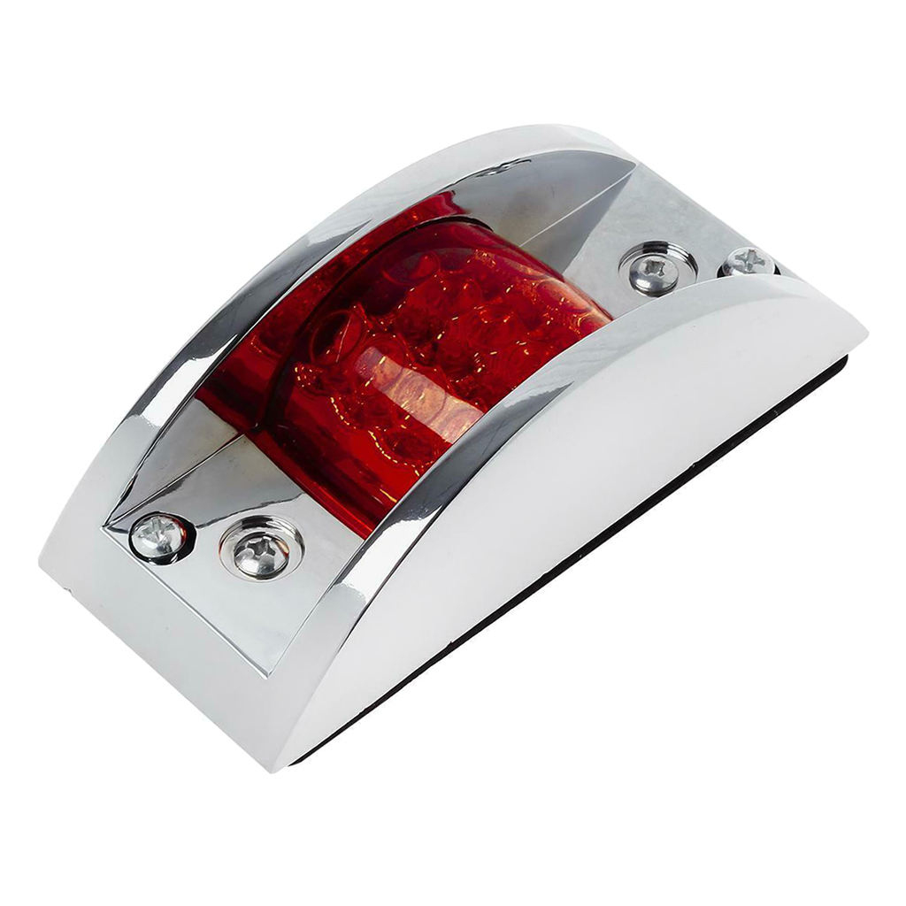 LED Side Marker Fender Light Waterproof Surface Mount Sealed Light Lens