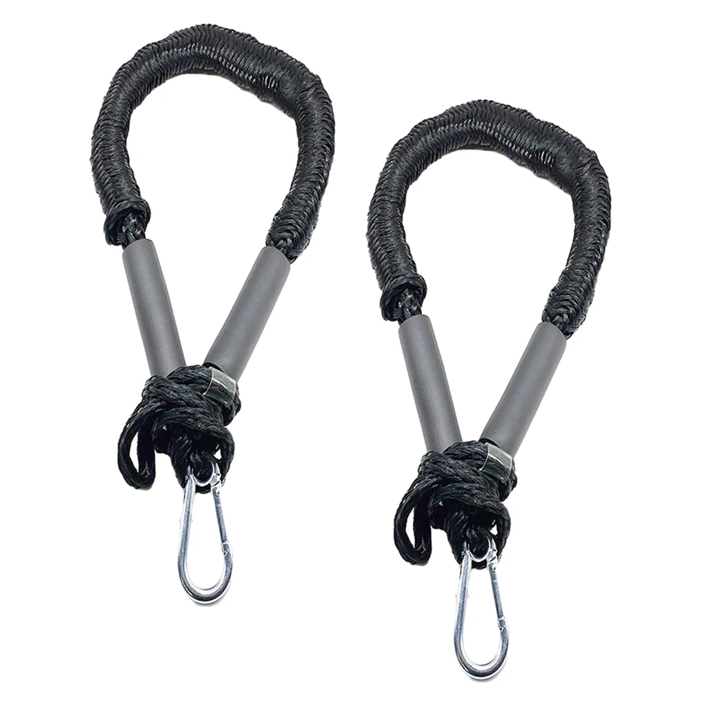 2Pcs 4FT Bungee Dock Line Boat Mooring Rope For , Kayak, Pontoon, Canoe, Power Boat Accessories