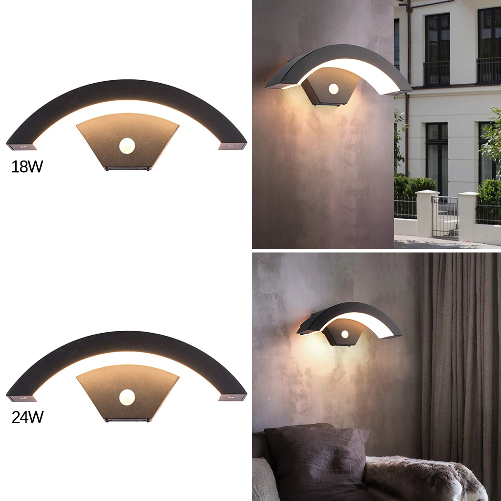 Outdoor Wall Light Motion Sensor Waterproof Light Wall Mount Wall Sconce