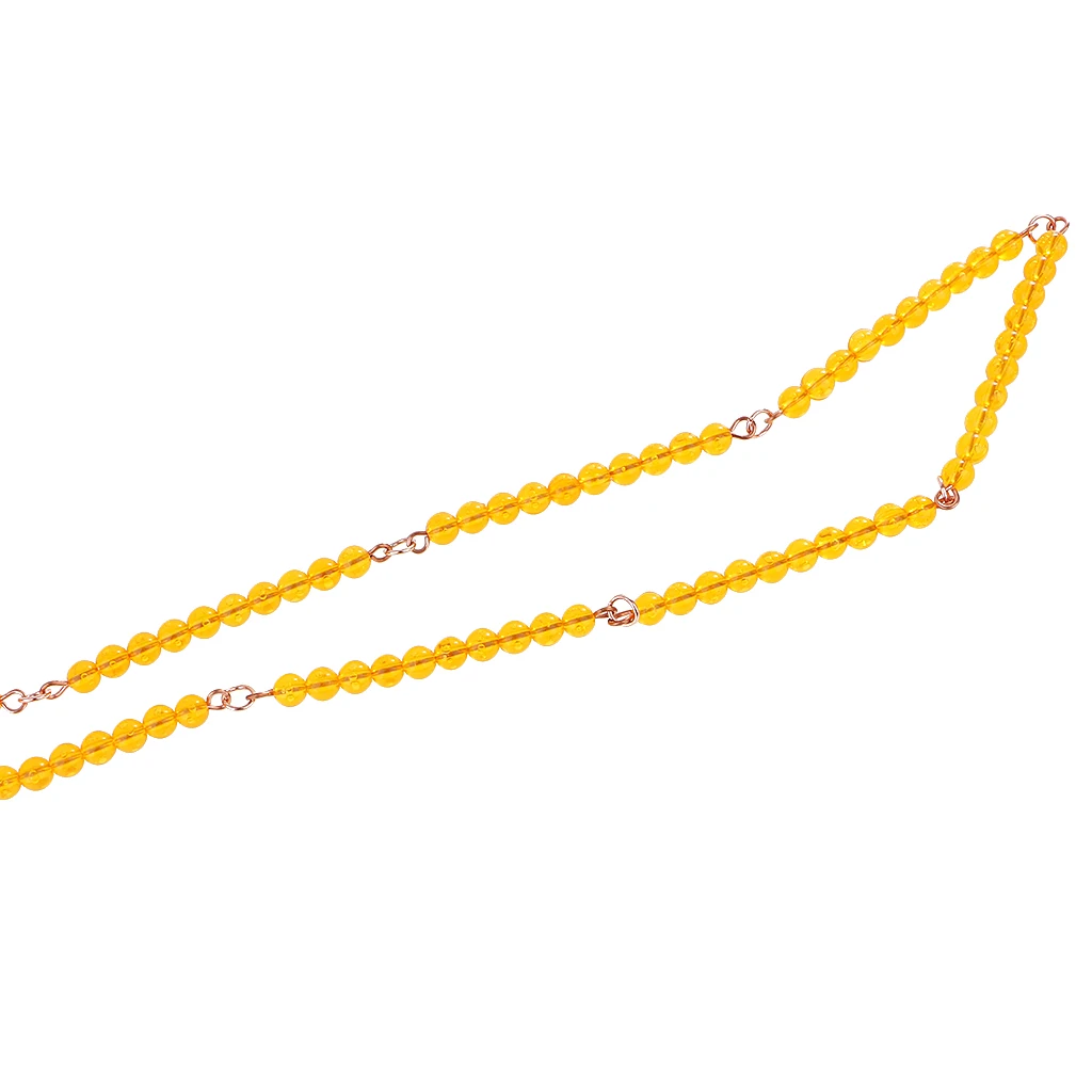 Montessori 1000 Pieces Beads 100 Ten-beads Bar Chain Orange For