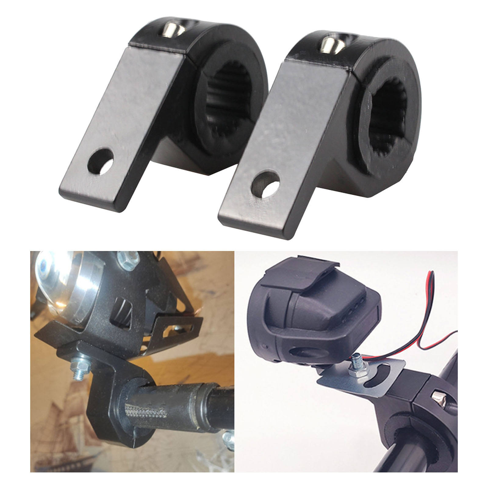 Motorcycle ,LED Headlight Clamps, Brackets ,Bar Clamps Brackets ,Tube Clamp Mount Kit