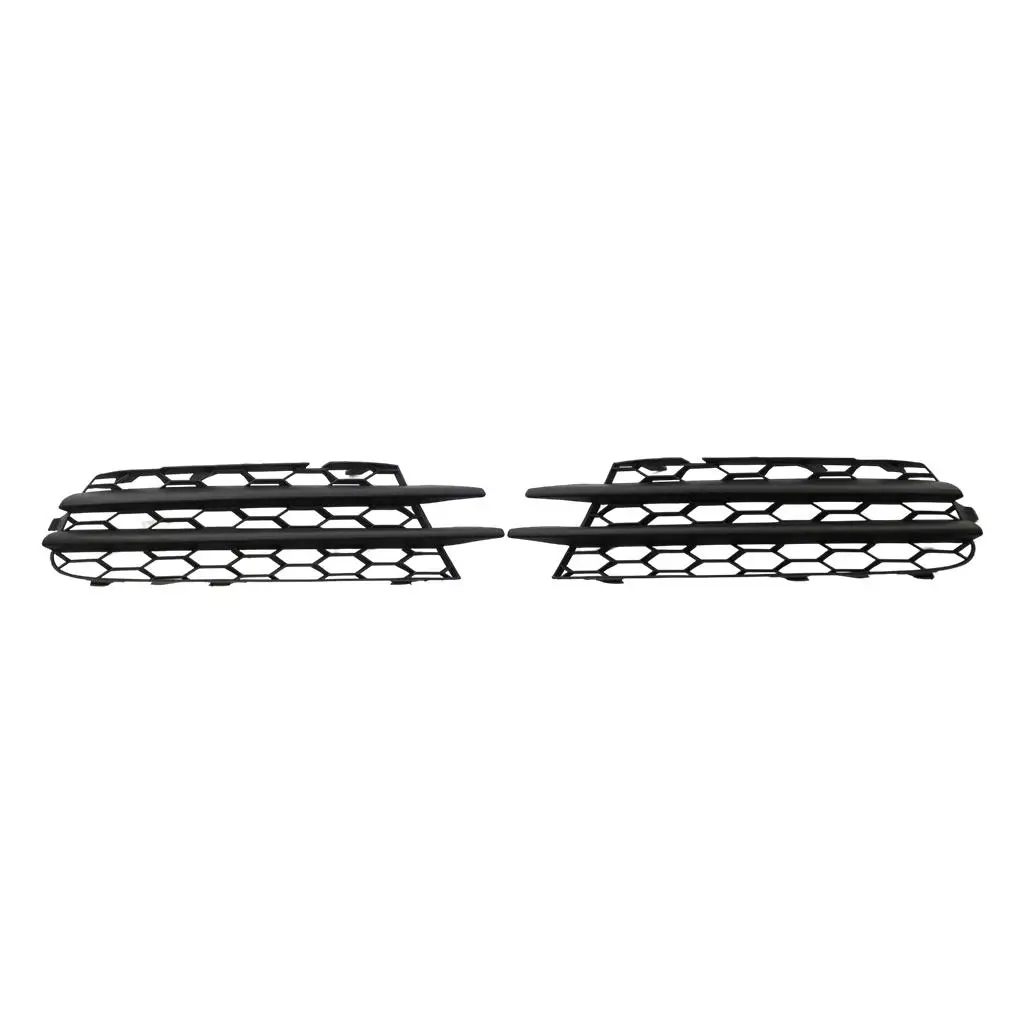 1 Pair Front Bumper Lower Grill 1K8853666B Right and Left Fits for VW SCIROCCO 08-14 Replaces Professional Spare Parts