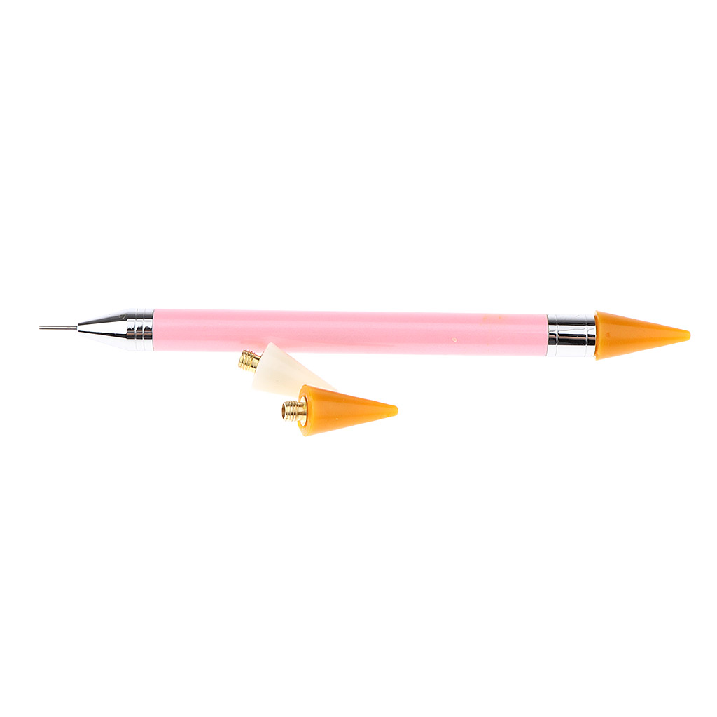 2 Ways Nail Art Rhinestones Dotting Tools Nail Art Decoration Applicator Dual Heads Nail Painting Pen