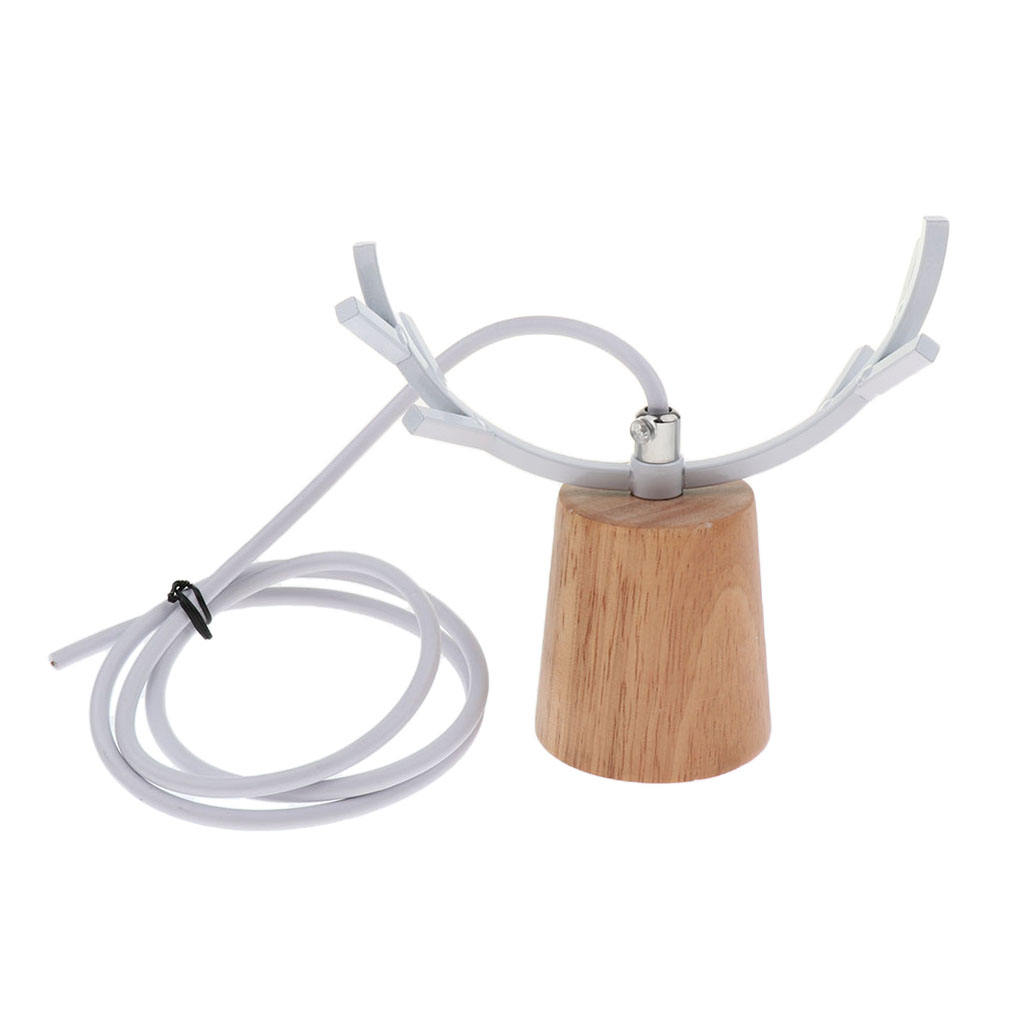 Nordic Style Wood Antler Chandelier / Wall Iron Pendant Lamp Sconce Dining Living Room Aisle Hotel