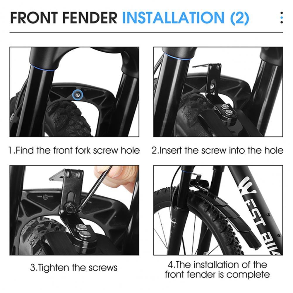 Title 6, Garde-boue de vélo de montagne, ailes de garde-...