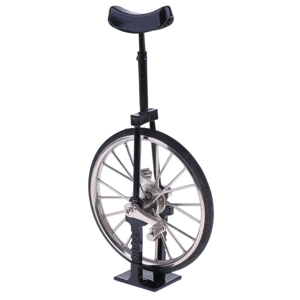 1/10 Unicycle Bike  Kids Pretend Play Toy Collection Desktop Ornament