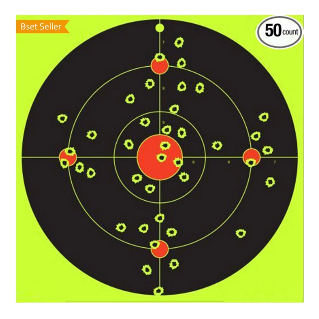 10pcs Fluorescent Target  Shoot Arrow  Archery Pasters