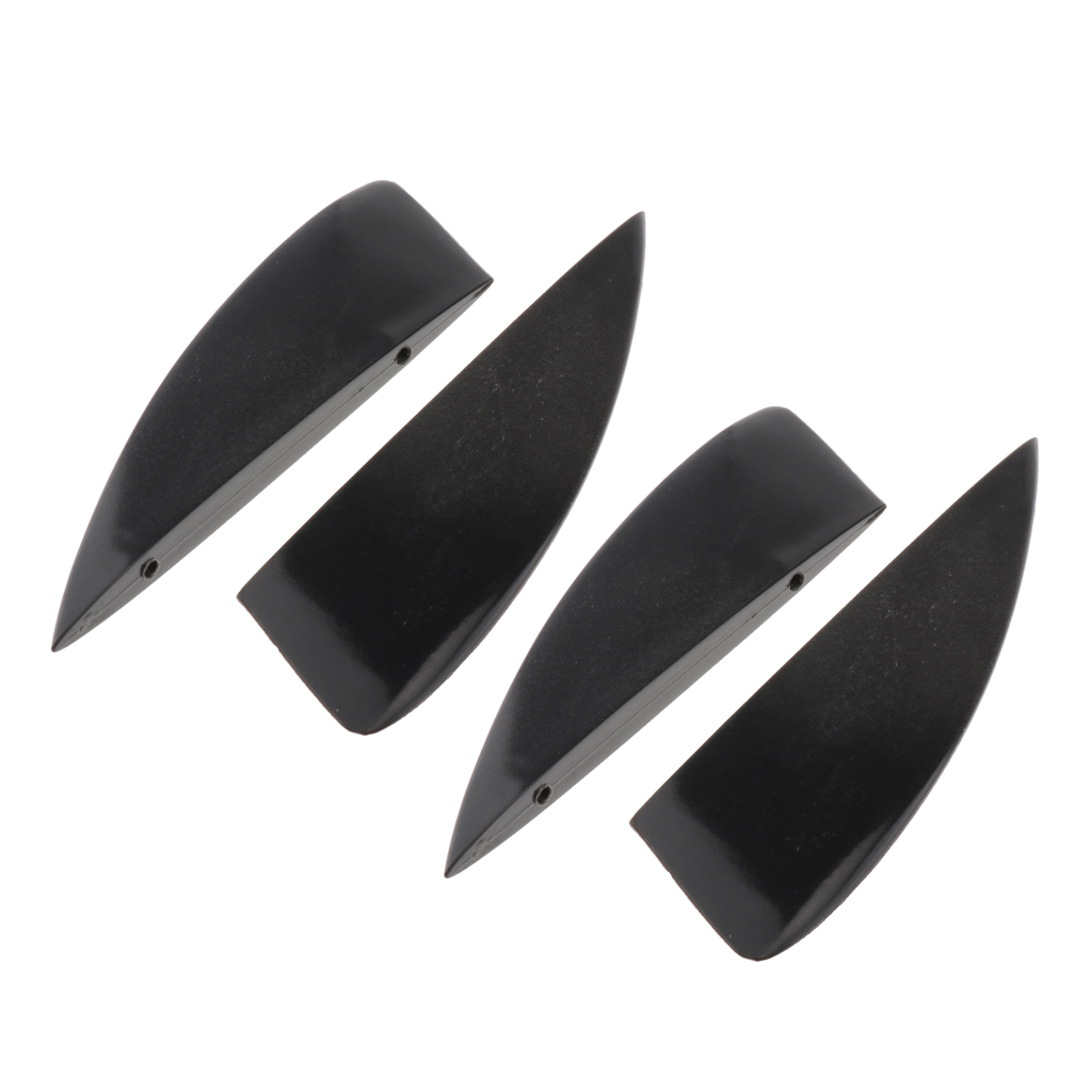 4 Pieces Fiberglass Reinforced Nylon Fin Set for Kiteboarding Kite Flyling Surfing Accessories - Durable & Solid