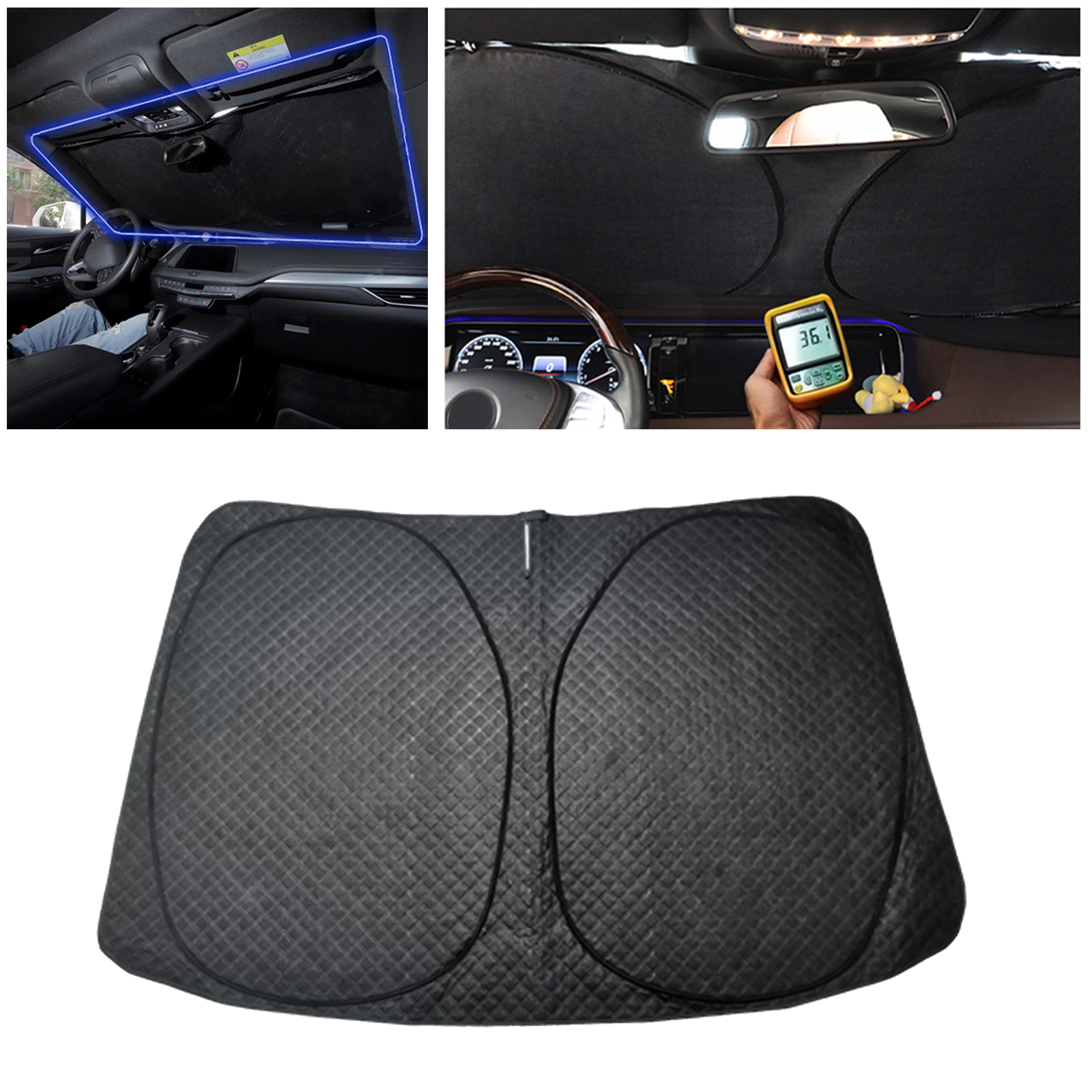 Sunshade for Tesla Model 3/S/X/Y Front Window Windshield Skylight Sun Shade Anti UV Protected 2017-2021