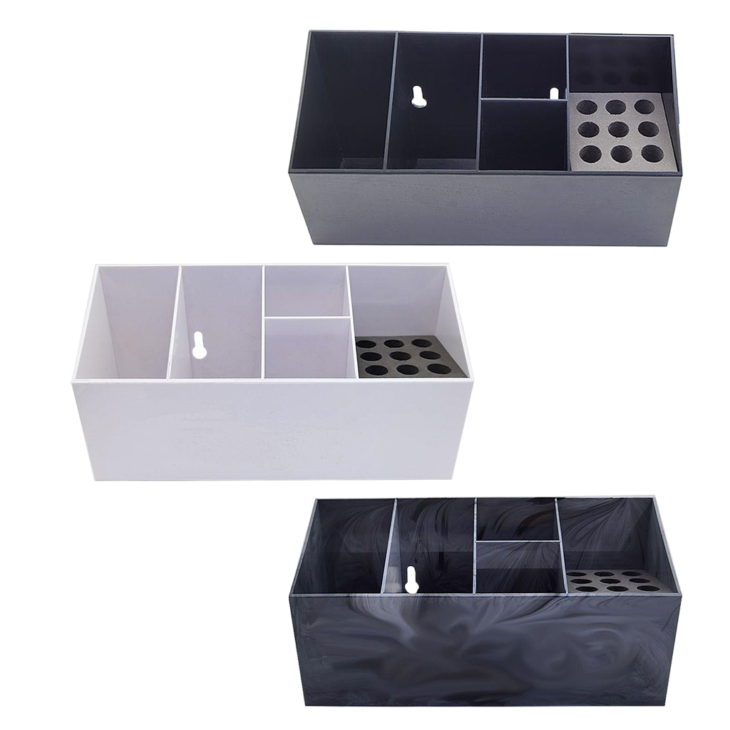 Hairdressing Tool Box Storage Case Clipper Hair Scissor Rack Organizer Barber Tools Holder