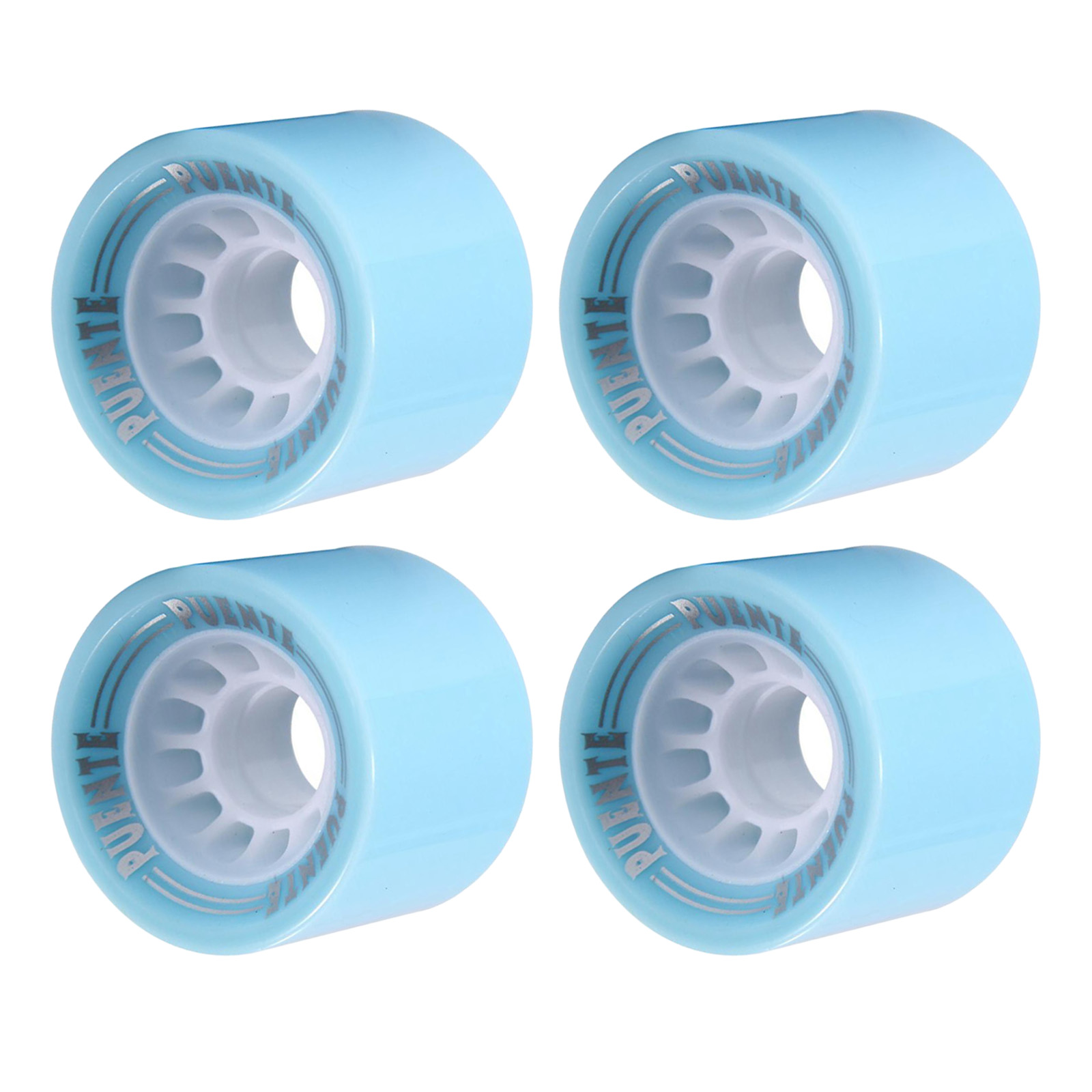 4 Pieces Skateboard Wheels 70x51mm Hardness PU Stable Quiet Smooth Anti-wear Cruising Wheel Bearings and Spacers Set
