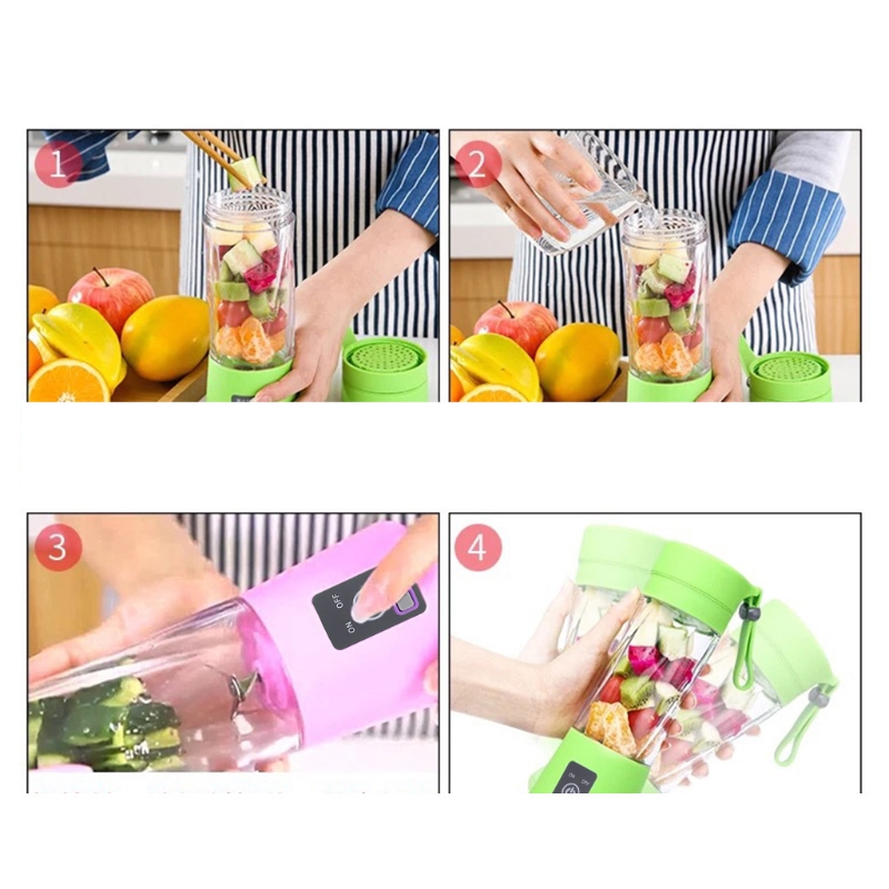 Máquina de Mistura Protable Mini Copo Juicer Único Servir Tamanho Pessoal Liquidificador Usb Recarregável 380ml Frutas Multifunções Suco P9yd 41 pessoal liquidificador usb recarregável 380ml máquina de