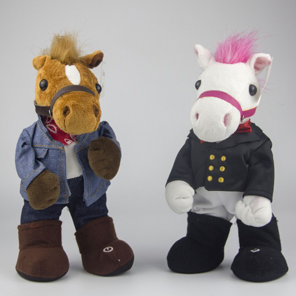 23cm Electric Plush Toys GANGNAM STYLE Horse Figure Doll Kids Children Birthday Creative Gifts Musical, Dancing