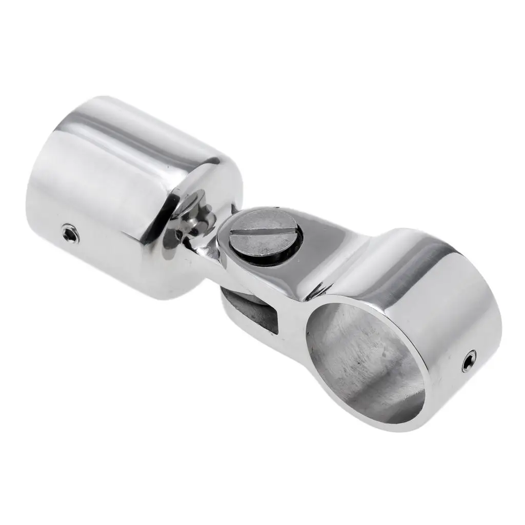 Marine Boat Awning Hand Rail Fitting 1.3 Inch (32mm) Elbow, 316 Stainless Steel Deck Hardware