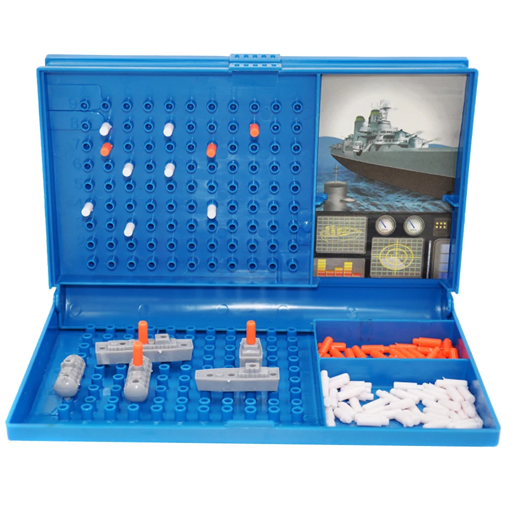 Battleships Family Board Games Russian Classic Toy Sea Battle Ship Board Game 