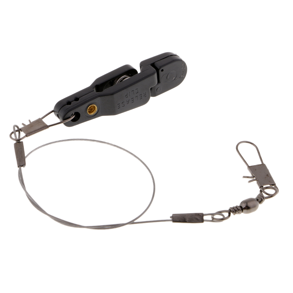 Heavy Tension Snap Release Clip with Leader for Weight, Planer Board, Kite,