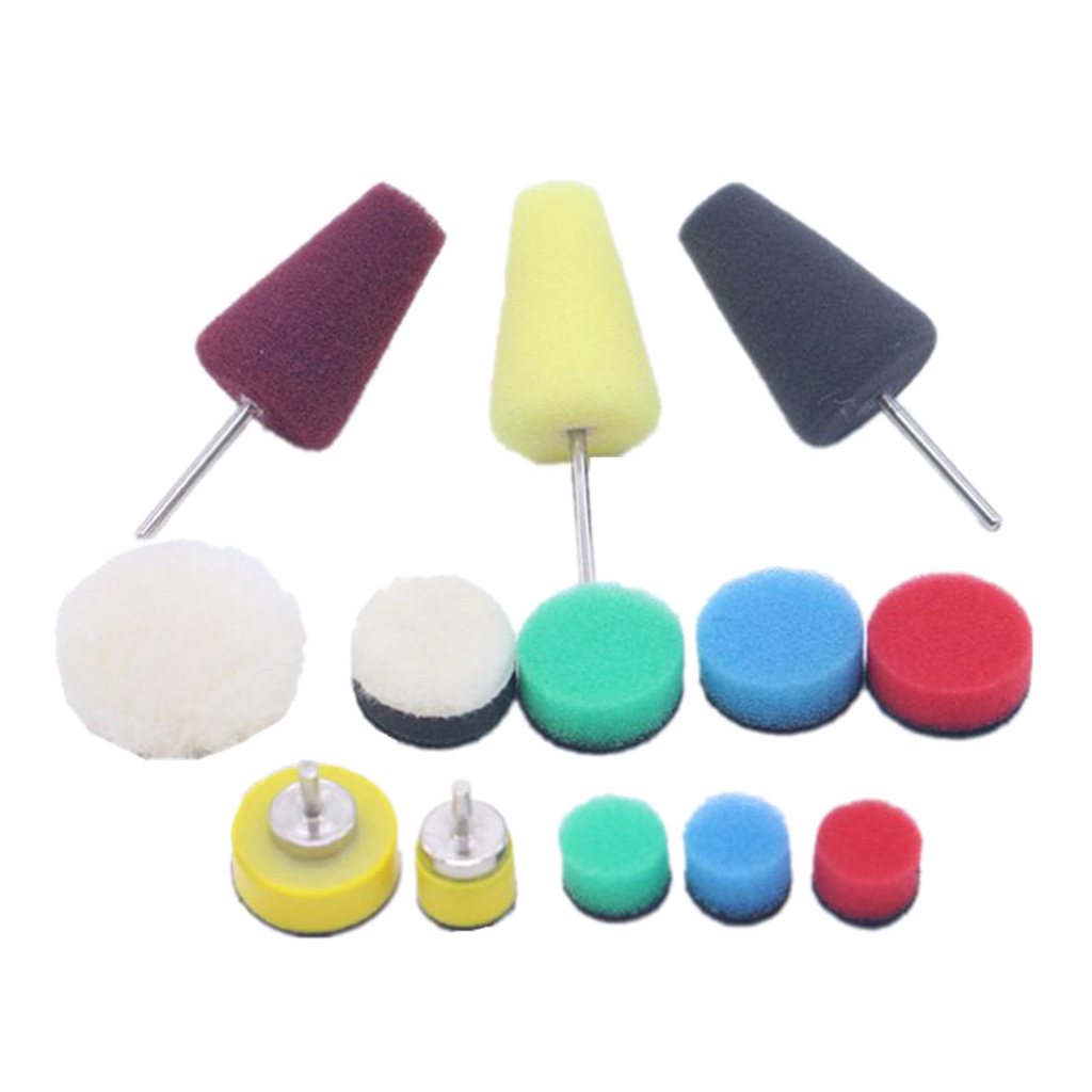 Buffing Sponge Disc Polishing Pad Waxing Sponge Wheel For Drill 0.5-1`