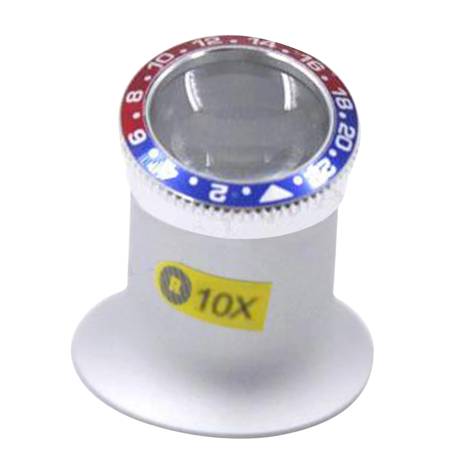 Jeweler Watch Magnifier Tool 5X 10X 20X Portable Monocular Magnifying Glass Loupe Lens for Eye Magnifier Len Repair Kit