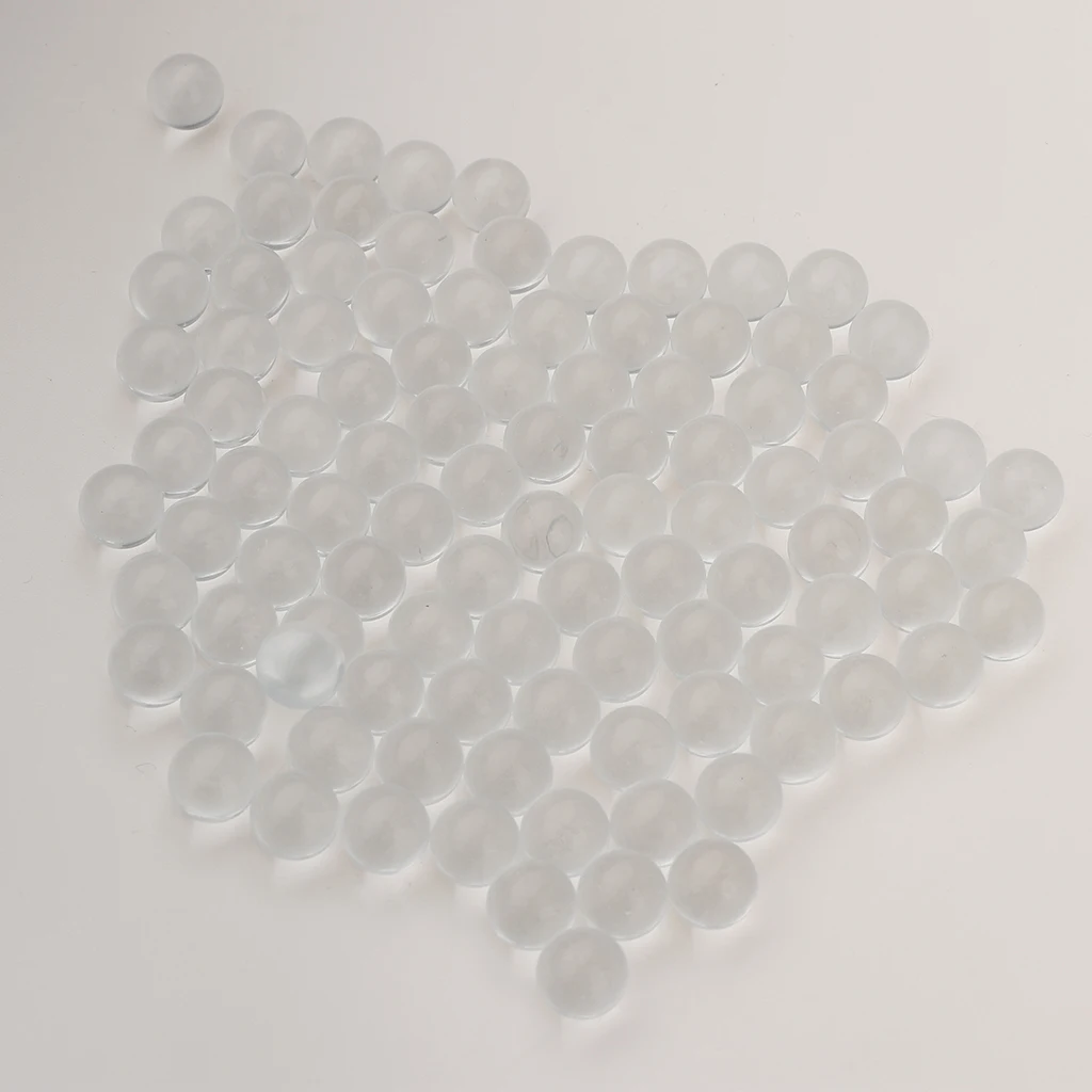 100 Pieces Glass Marbles Set for Kids Toys Classic Game Props Collectibles