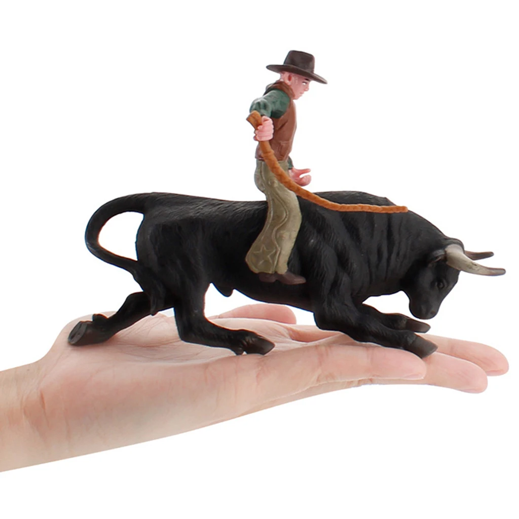 Details about   Bull Riding Doll Collectible Action Anime Figure Toy for Kids Decoration 