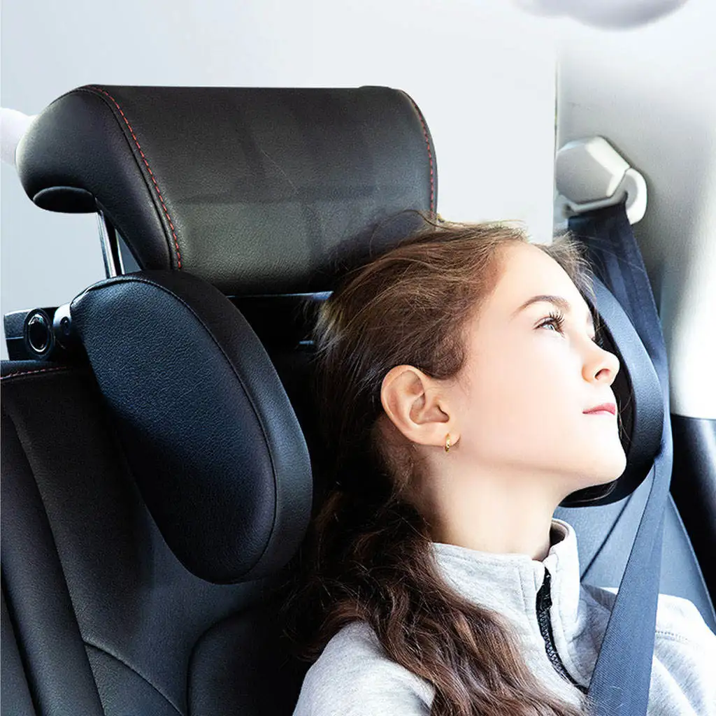 Car Seat Headrest U Shape Polyurethane Foam Neck Rest Cushion Fit for Rest Elders Passenger