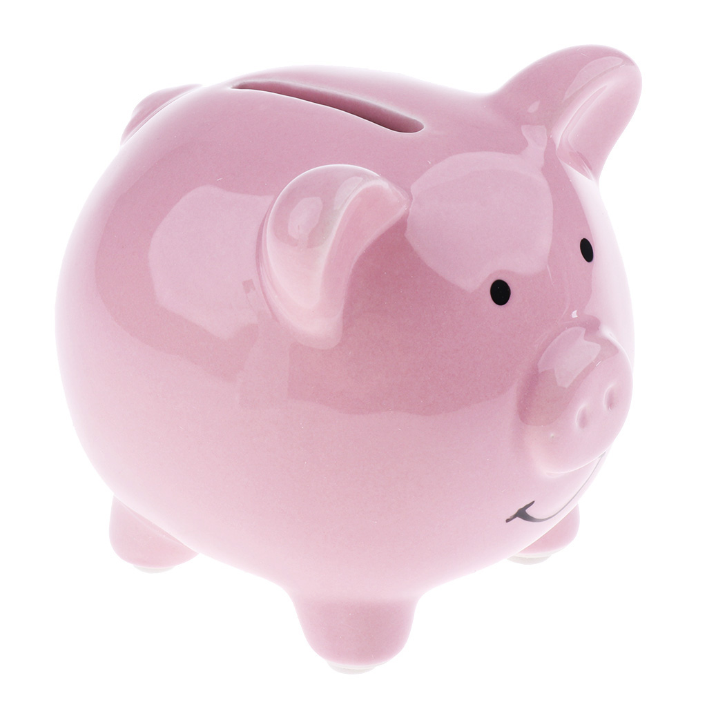 Ceramic Money Box Pots Savings Fund Save Coins Piggy Bank For Children Kids