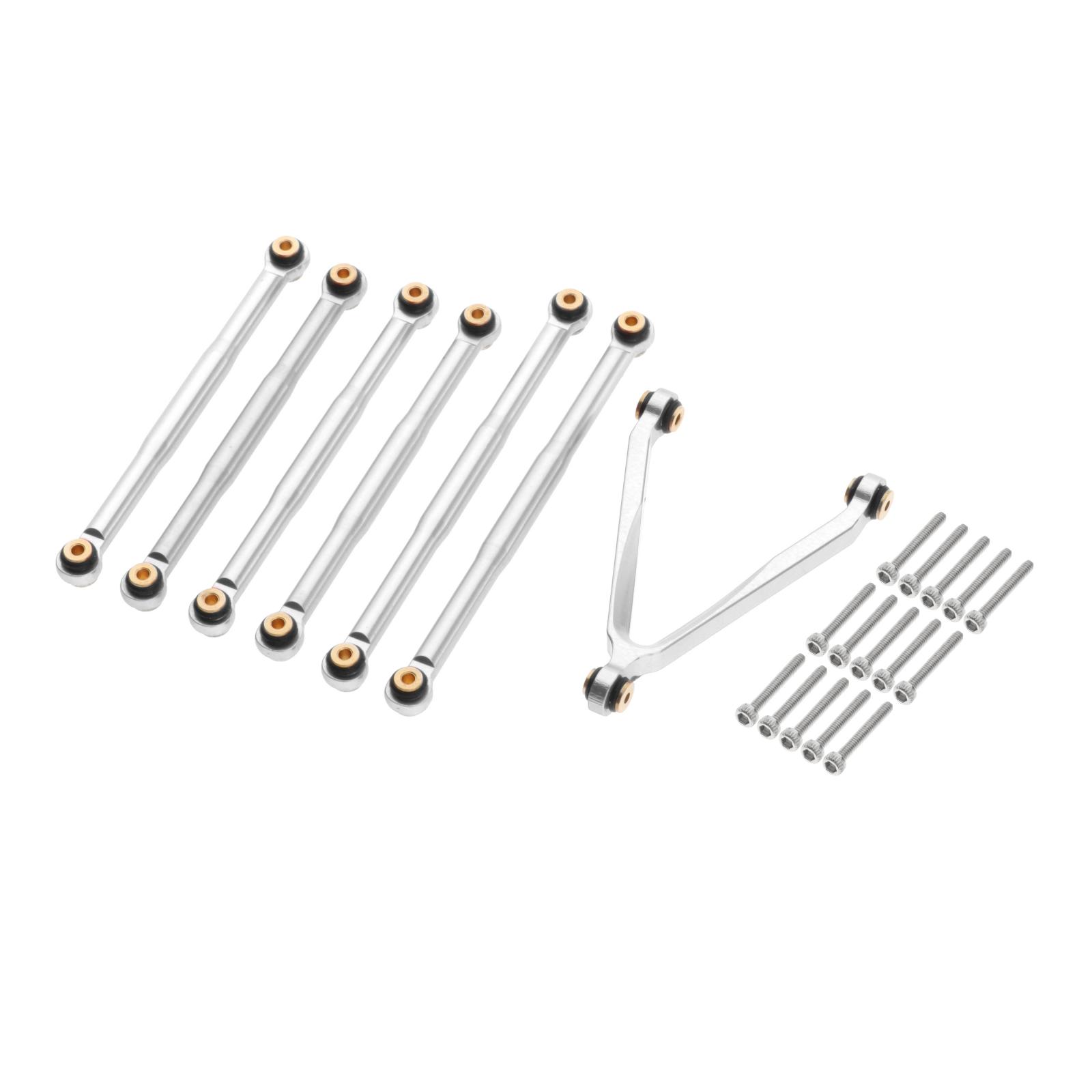 Aluminum Link Set for Axial SCX24 AXI90081 1:24 Scale Buggy Car Replacement