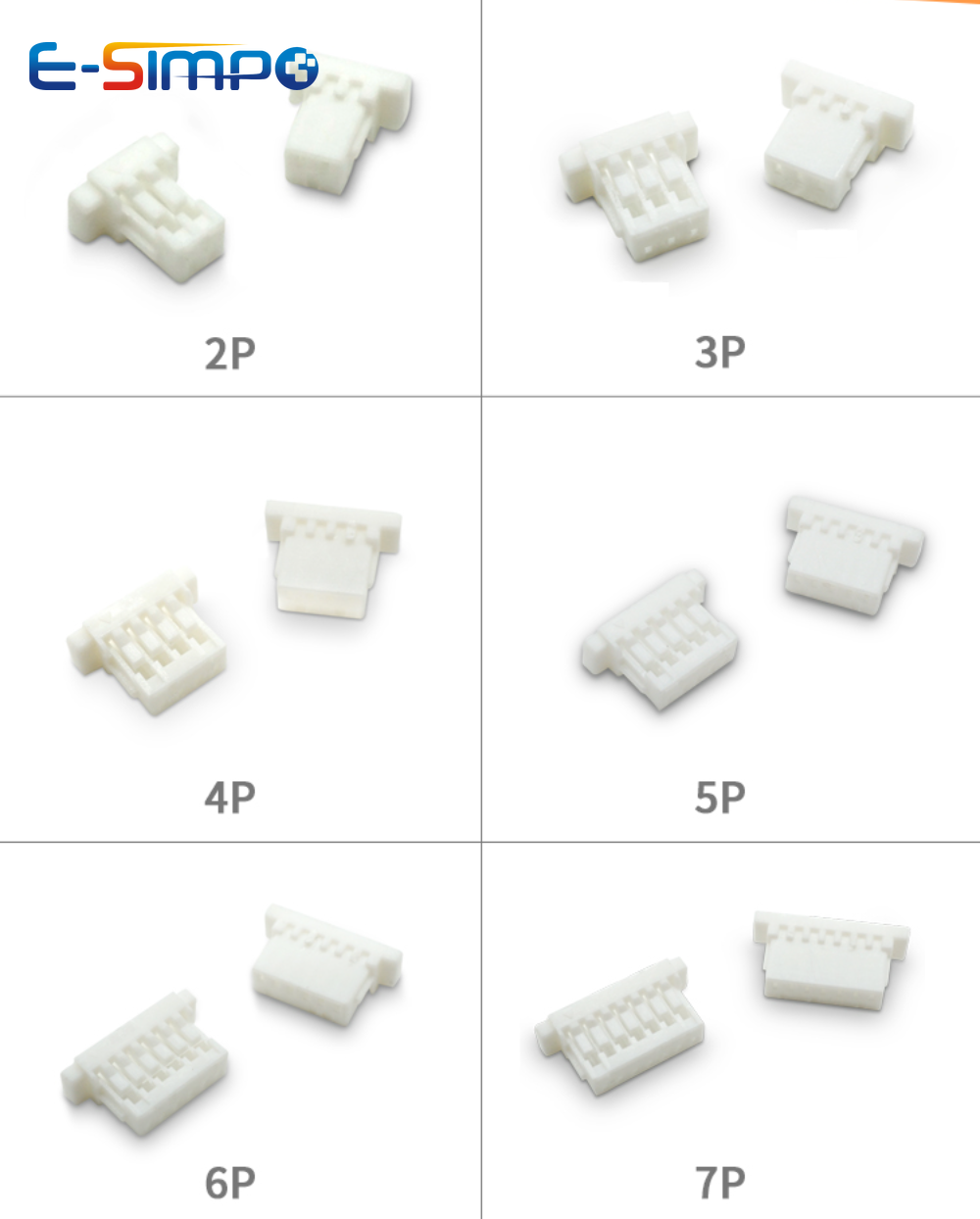 100PCS 2000pcs JST SH1.0 1,0mm 2P/3P/4P/5P/6P/7P/8P-12P 2Y-16Y S Reihe Draht Terminal Kunststoff Shell Stecker Gehäuse Buchse Stecker – Detail 6