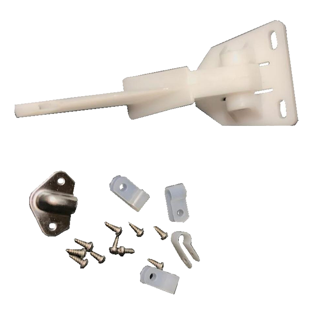 Marine Boat Universal Speedometer Automatic Kick-up Pitot Tube 5-80 MPH - White - Plastic