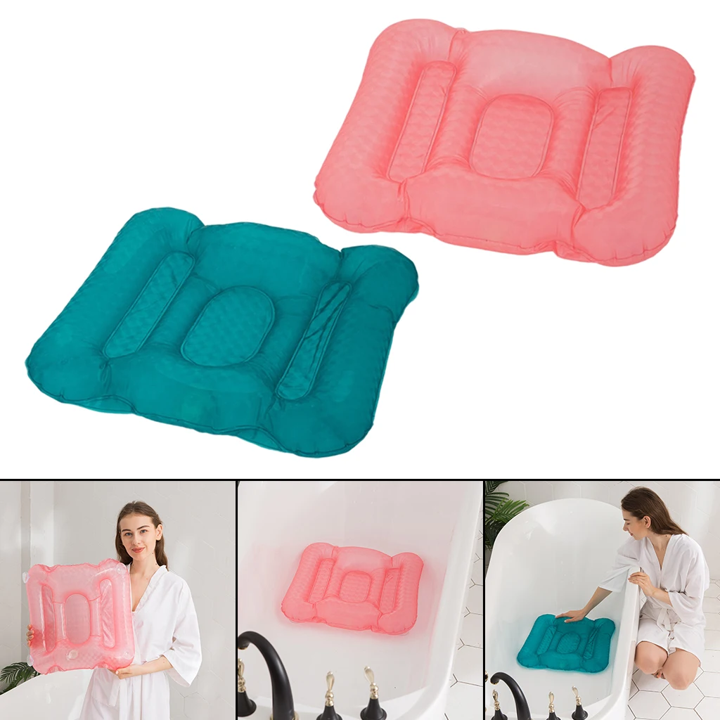  Spa Booster Seat Soft Comfly Water Air Inflatable PVC Hot Tub Mat for Adults Kids